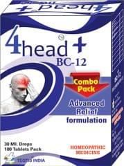 4Head Drops + BC 12 Migraine Treatment